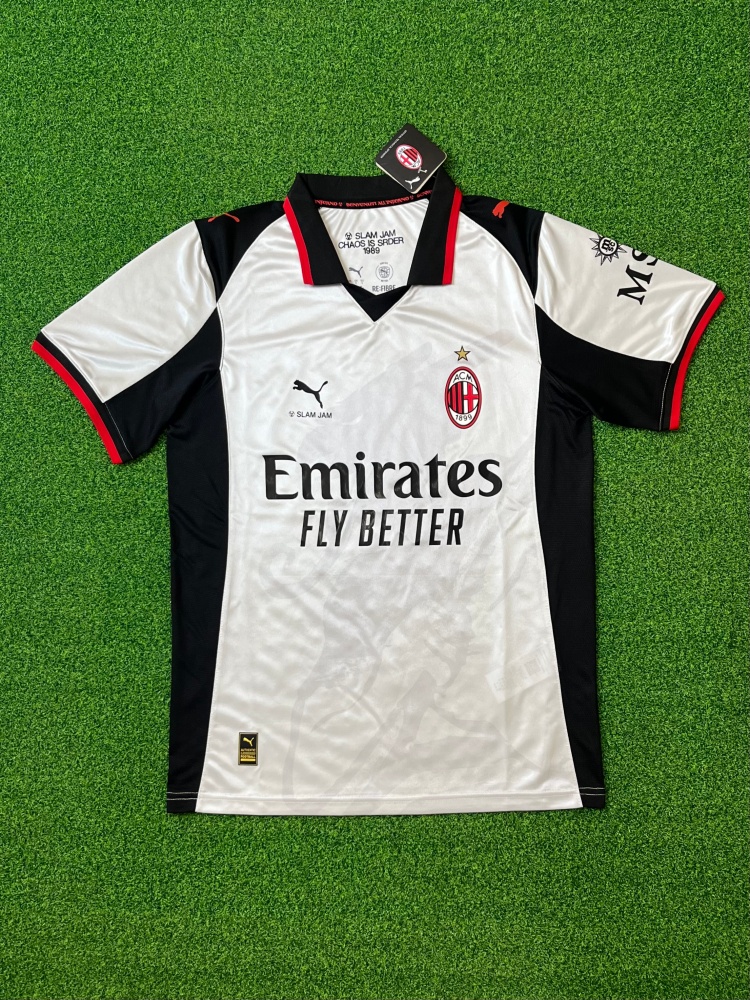 AC Milan's fourth jersey is silver.